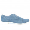 Women casual shoes 180 bleu velour