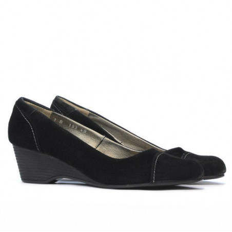 Women casual shoes 193 black velour