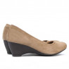 Women casual shoes 152-1 cappuccino velour