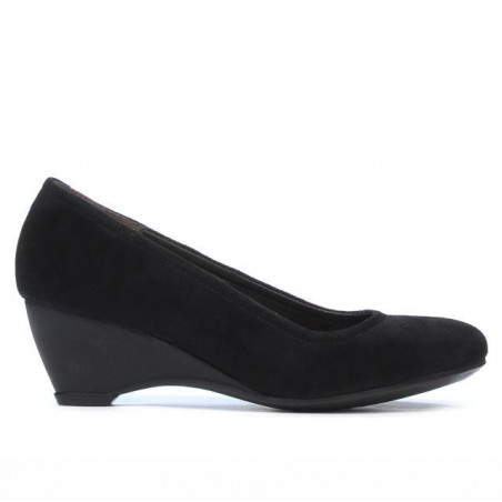 Women casual shoes 152-1 black velour