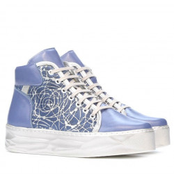 Women boots 3311 bleu combined 