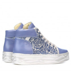 Women boots 3311 bleu combined 