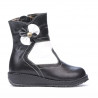 Small children boots 20c black+white