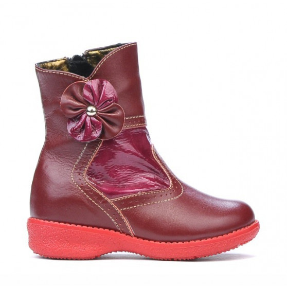 Small children boots 20c burgundy