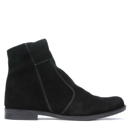 Men boots 413 black velour