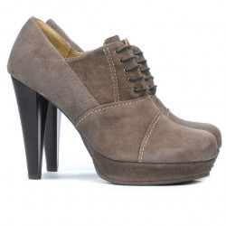 Women stylish, elegant shoes 1091 sand antilopa