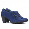 Women casual shoes 167 indigo velour
