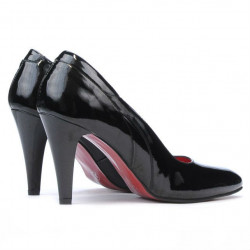 Women stylish, elegant shoes 1218 patent black