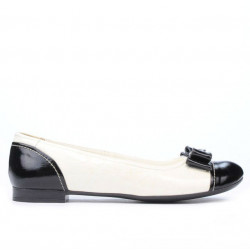 Women dancers 633 patent black+beige