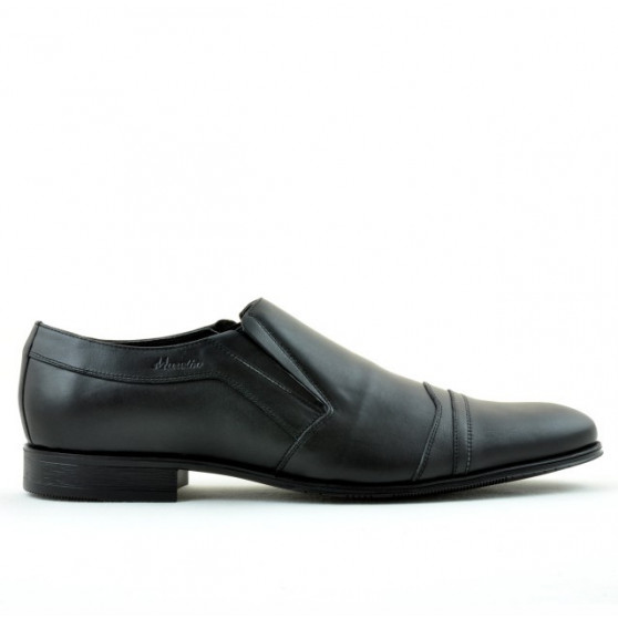 Men stylish, elegant shoes  796 black 