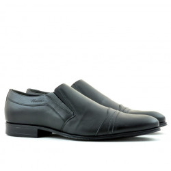Men stylish, elegant shoes  796 black 