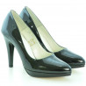 Women stylish, elegant shoes 1233 patent black