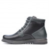 Men boots 497 black+gray