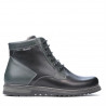 Men boots 497 black+gray