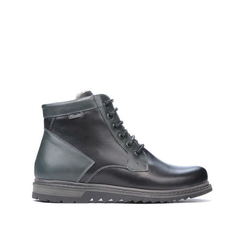 Men boots 497 black+gray