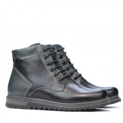 Men boots 497 black+gray