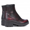 Women boots 3314 a red