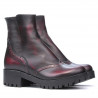Women boots 3314 a red