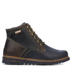 Men boots 497 tuxon indigo+brown