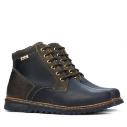 Men boots 497 tuxon indigo+brown