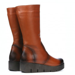 Women knee boots 3315 a brown