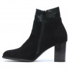 Women boots 1167 black antilopa