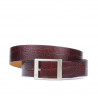 Women belt 02m croco burgundy