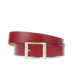Women belt 02m burgundy