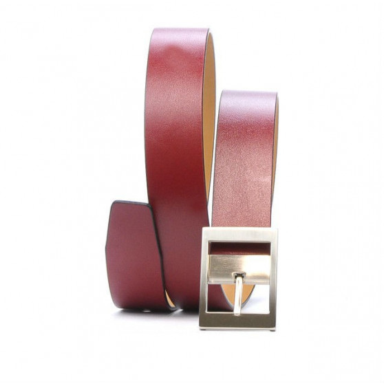 Women belt 02m burgundy