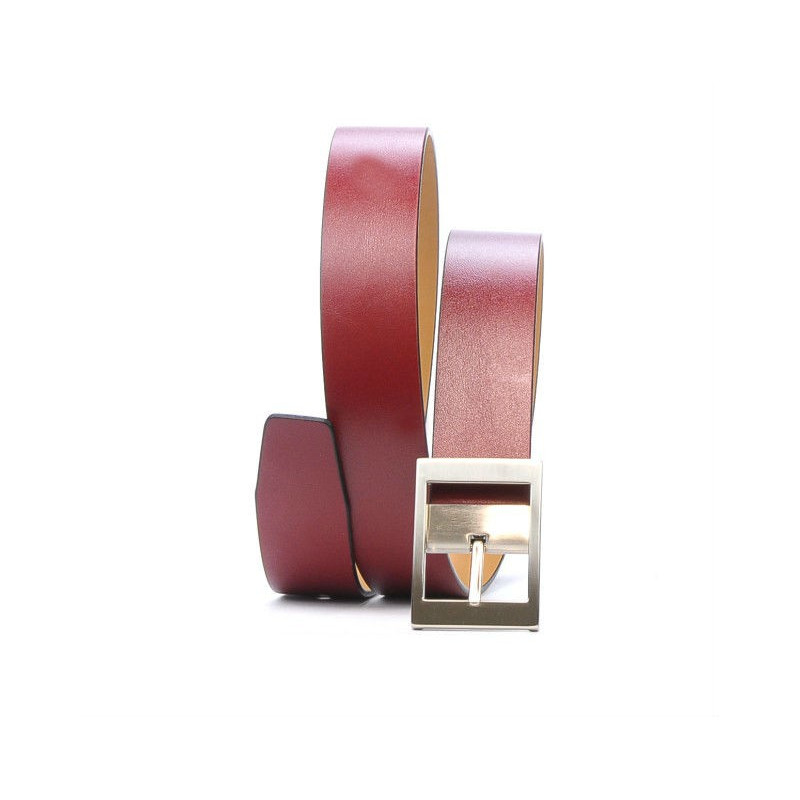 Women belt 02m burgundy
