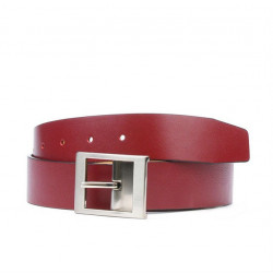 Women belt 02m burgundy