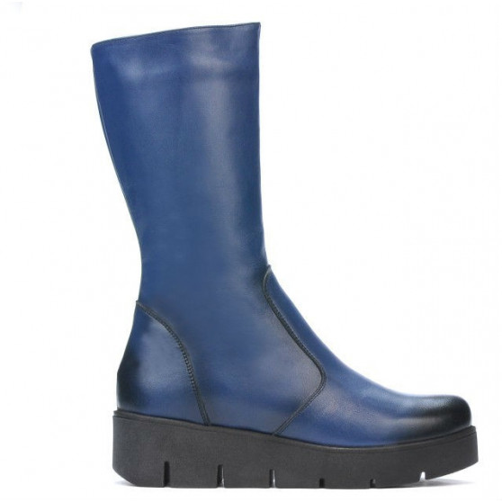 Women knee boots 3315 a indigo