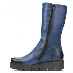 Women knee boots 3315 a indigo