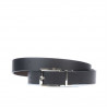 Women belt 02m bicolored cs black+cafe