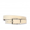 Women belt 02m bicolored cs a brown+beige