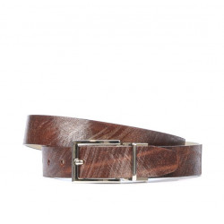 Women belt 02m bicolored cs a brown+beige