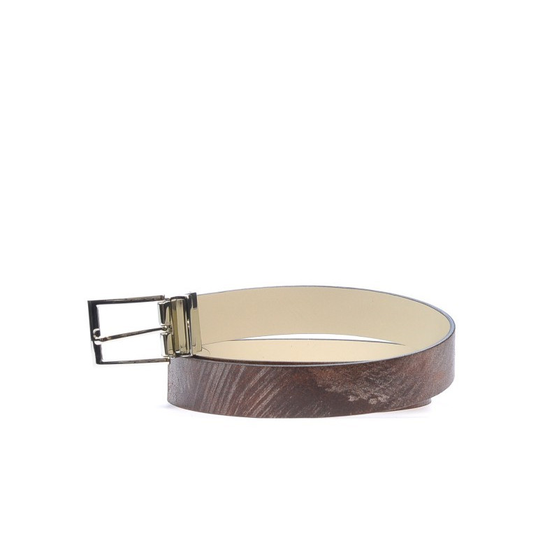 Women belt 02m bicolored cs a brown+beige
