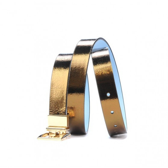 Women belt 02m bicolored cs aramiu+bleu