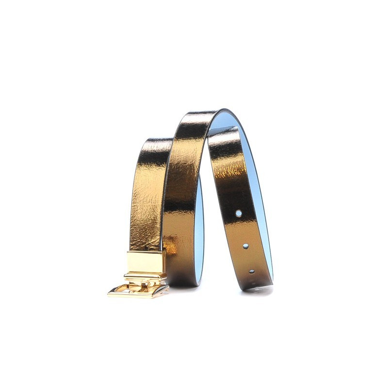 Women belt 02m bicolored cs aramiu+bleu