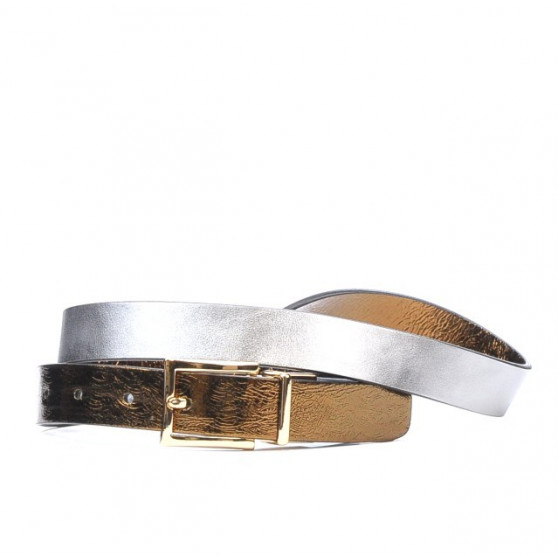 Women belt 02m bicolored cs aramiu+silver