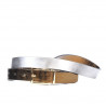 Women belt 02m bicolored cs aramiu+silver