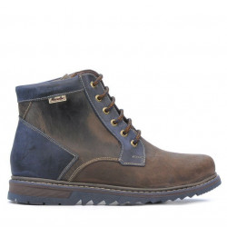 Men boots 497 tuxon cafe+indigo