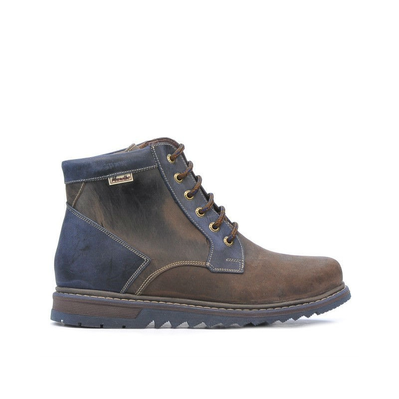 Men boots 497 tuxon cafe+indigo