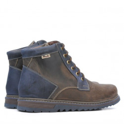 Men boots 497 tuxon cafe+indigo
