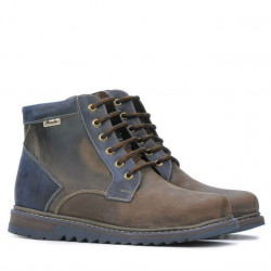Men boots 497 tuxon cafe+indigo
