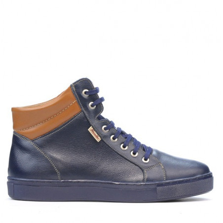 Men boots 4103 indigo+brown