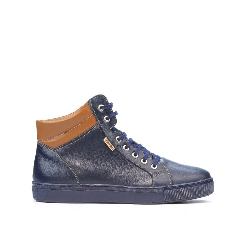 Men boots 4103 indigo+brown