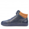 Men boots 4103 indigo+brown