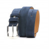 Men belt / women 01b blue velour