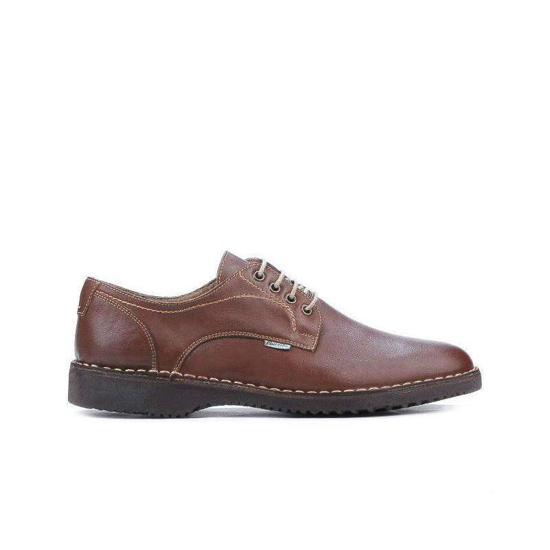 Men casual shoes (large size) 7202m brown